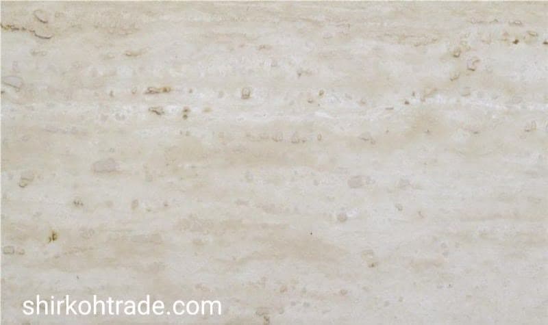 White Hajiabad travertine